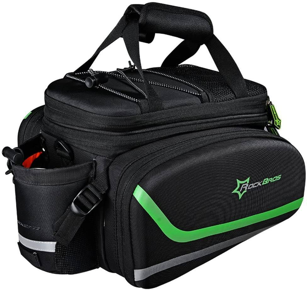 ROCKBROS Fahrrad Gepäckträgertasche wasserdichte mit Regenschutz 17-35L