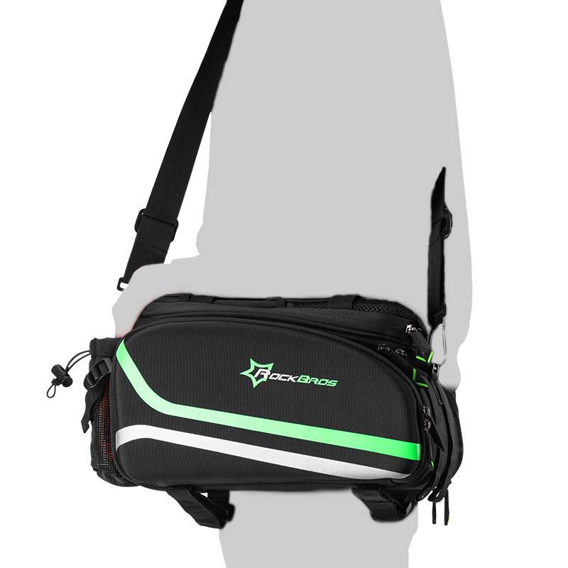 ROCKBROS Fahrrad Gepäckträgertasche wasserdichte mit Regenschutz 17-35L