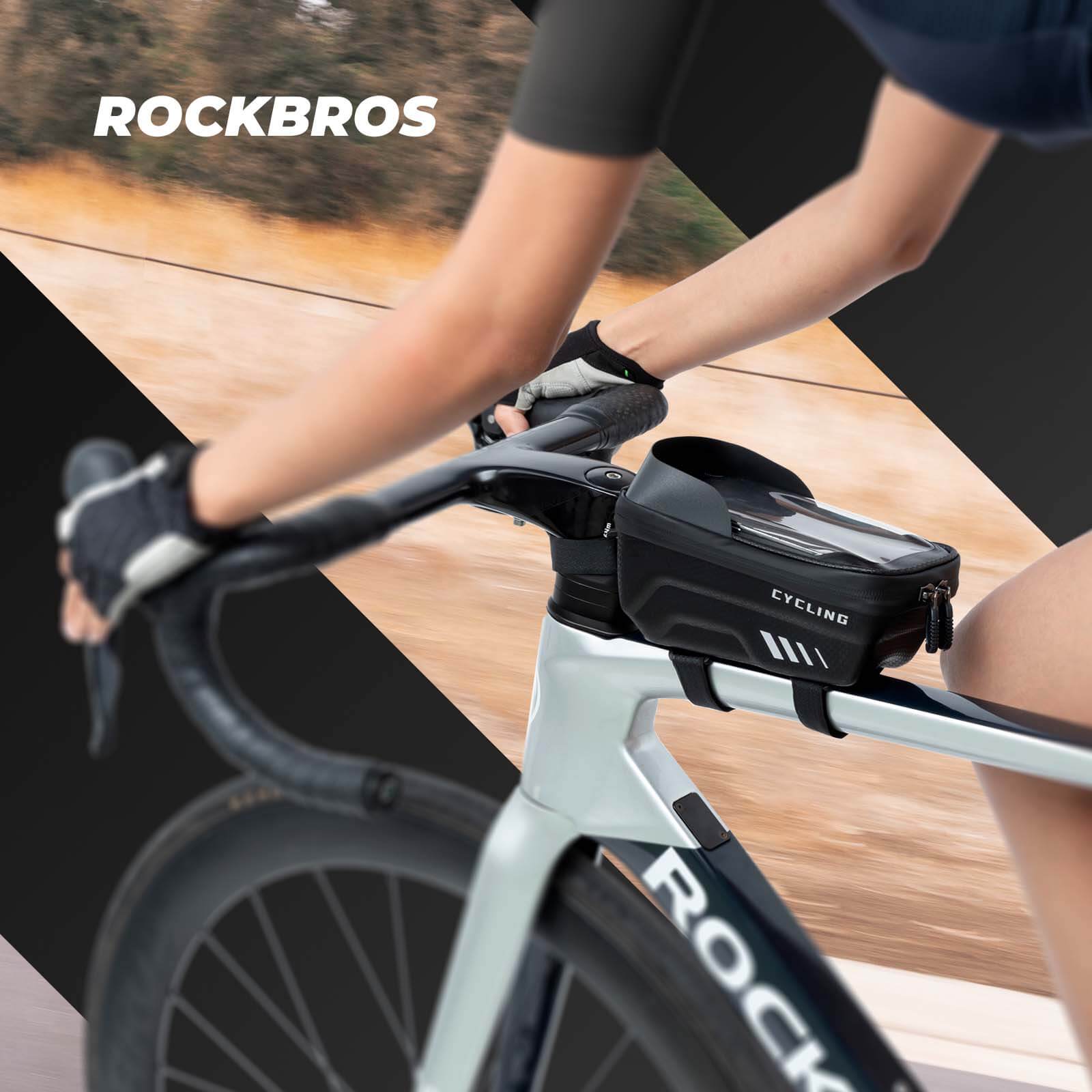 ROCKBROS Fahrrad Handytasche Handyhalterung mit Touchscreen 6.7 Zoll