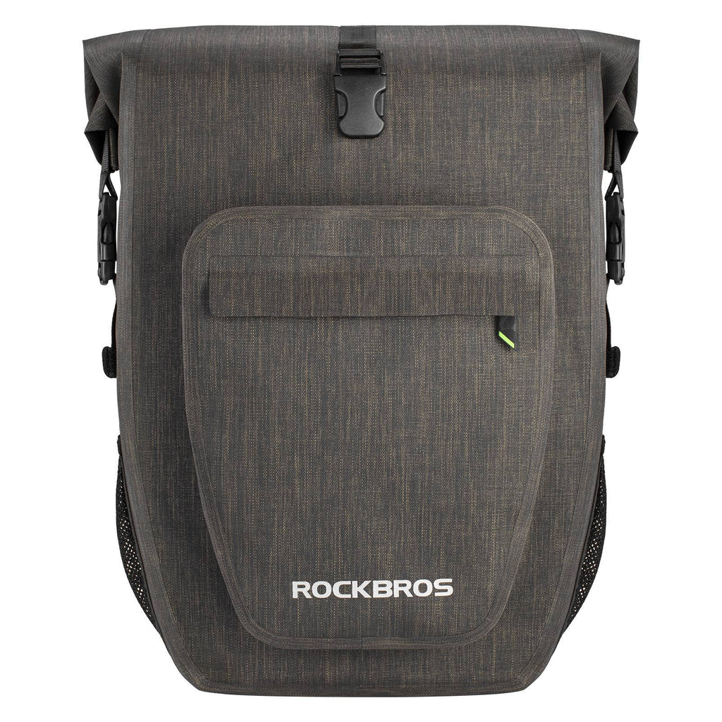 ROCKBROS Fahrrad hinter Gepäckträgertasche wasserdicht 20-27L für E-Bike/Rennrad/MTB