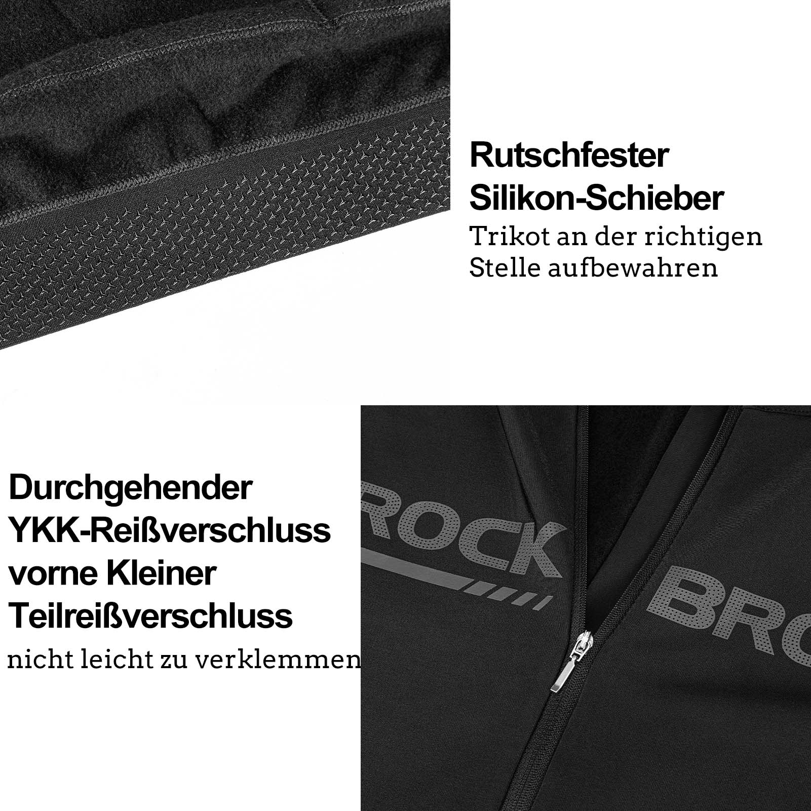 ROCKBROS Fahrrad Hose Winter Winddichte Fahrradbekleidung Sportlich
