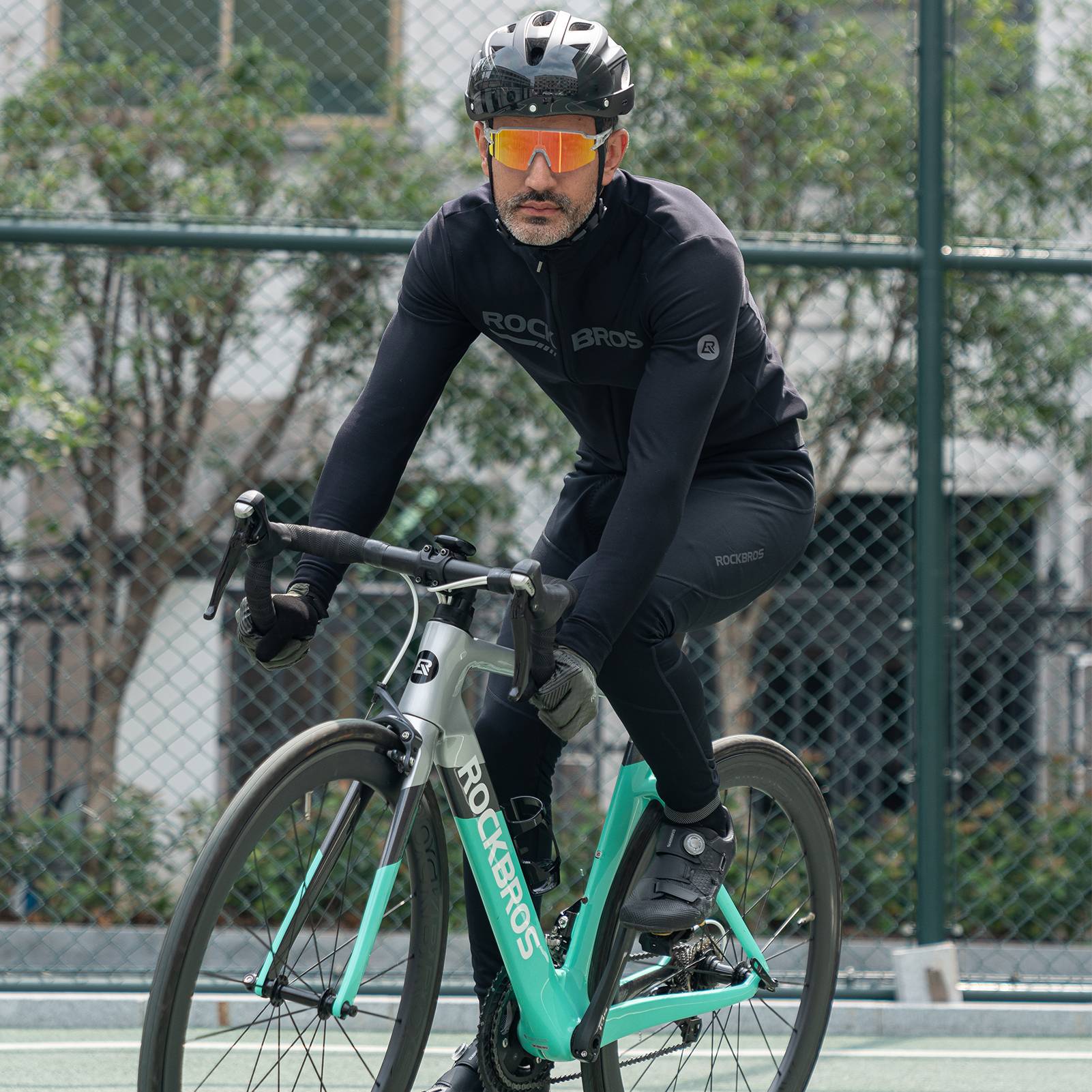 ROCKBROS Fahrrad Jacke Winter Winddichte Fahrradbekleidung Sportlich
