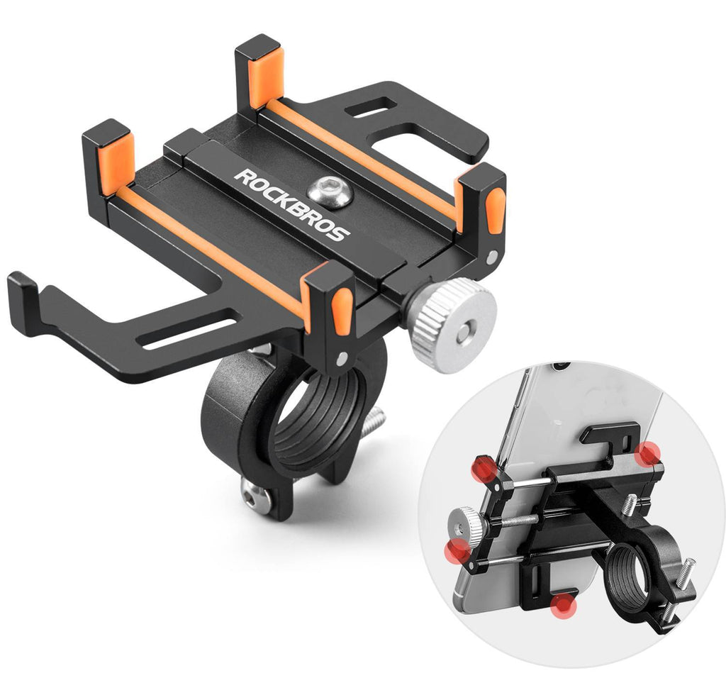 ROCKBROS Fahrrad Motorrad Handyhalterung mit 360 Rotation Clip