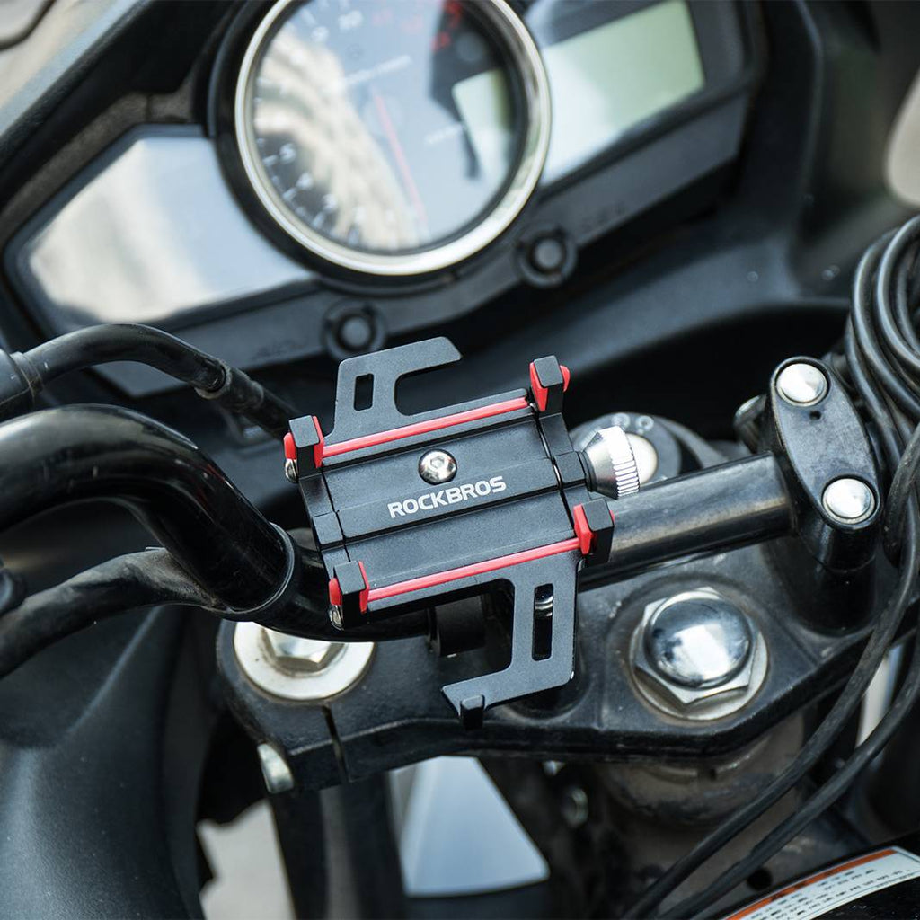 ROCKBROS Fahrrad Motorrad Handyhalterung mit 360 Rotation Clip