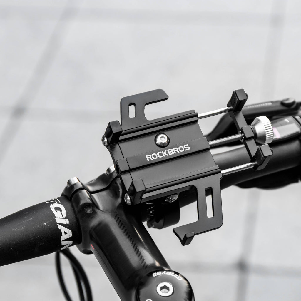 ROCKBROS Fahrrad Motorrad Handyhalterung mit 360 Rotation Clip