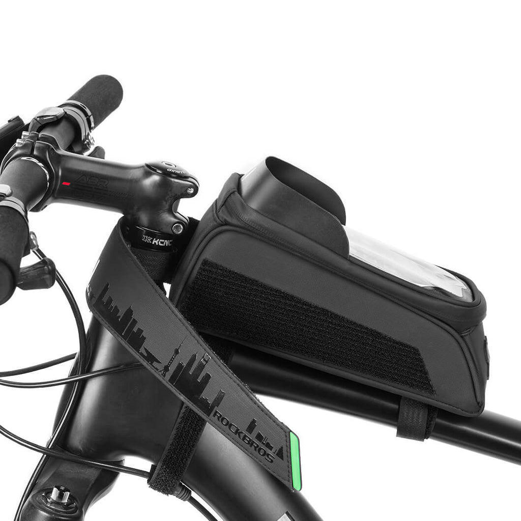 ROCKBROS Fahrrad Oberrohrtasche Wasserdicht Handytasche mit Touchscreen