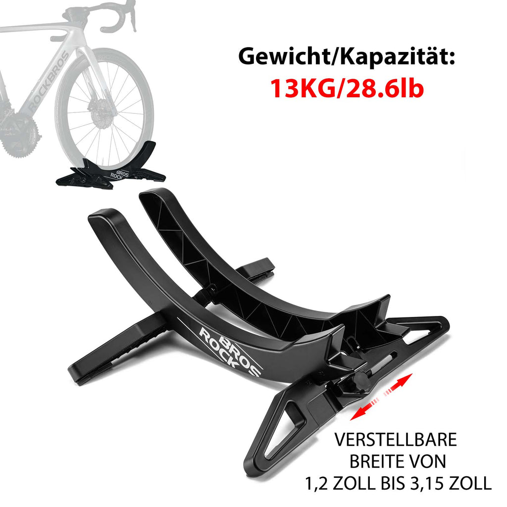 ROCKBROS Fahrrad Parkständer, verstellbare Fahrradständer für 26–80 mm