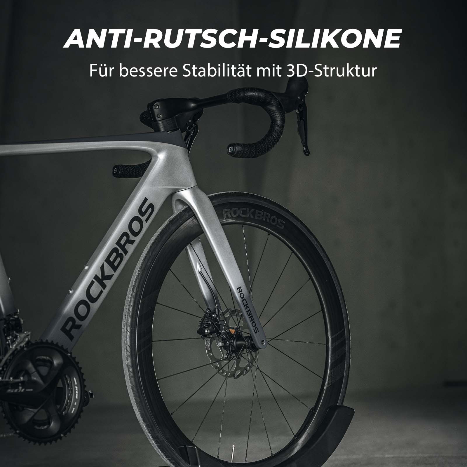 ROCKBROS Fahrrad Parkständer, verstellbare Fahrradständer für 26–80 mm