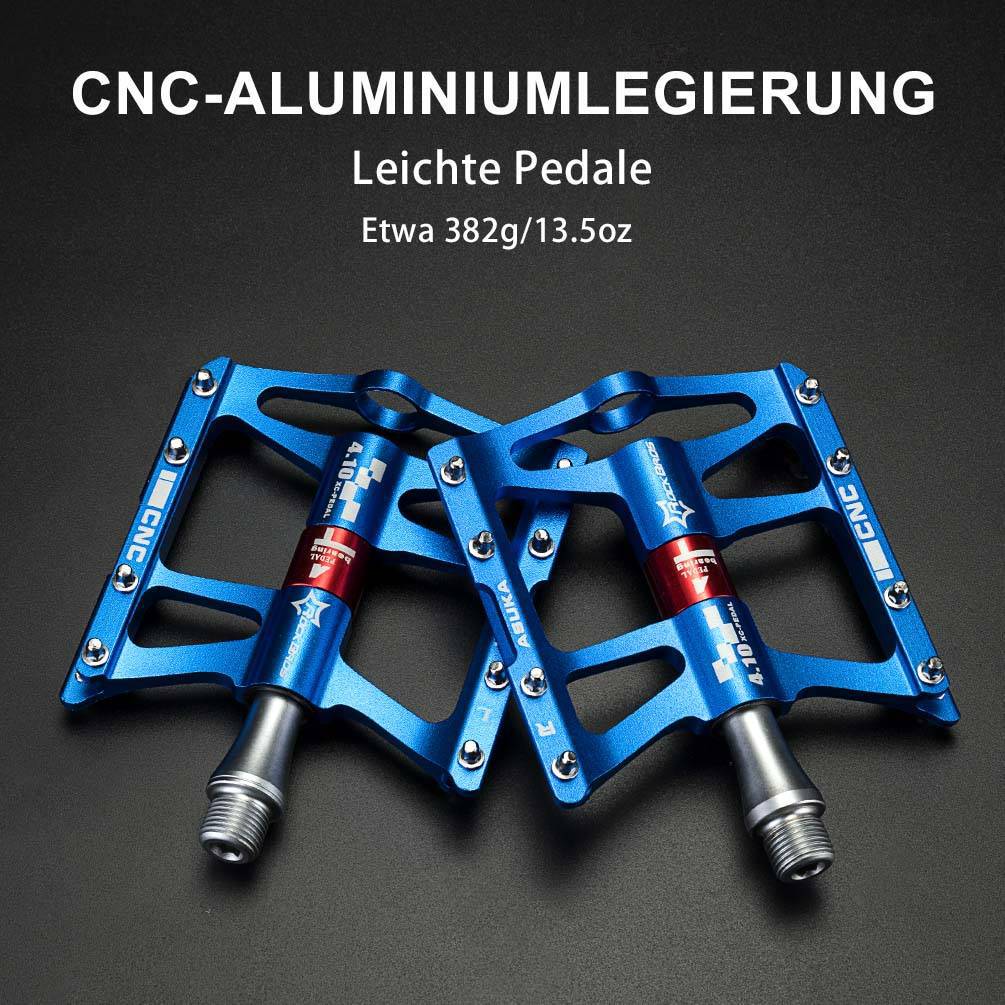 Fahrrad Pedale 9/16 für MTB/BMX/Rennrad 4 Sealed Bearings