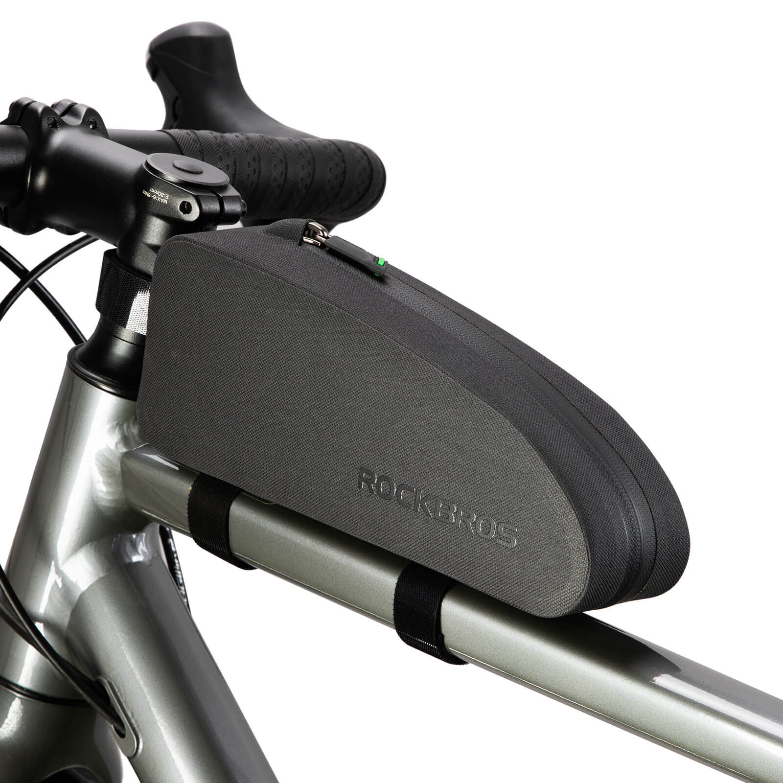 ROCKBROS Fahrrad Rahmentasche wasserdicht Staubfest Schwarz 1L/1,6 L