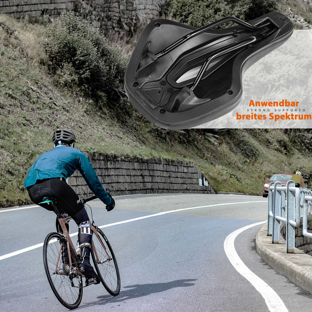 ROCKBROS Fahrrad Sattel Ergonomischer Stoßdämpfender Fahrradsattel Unisex