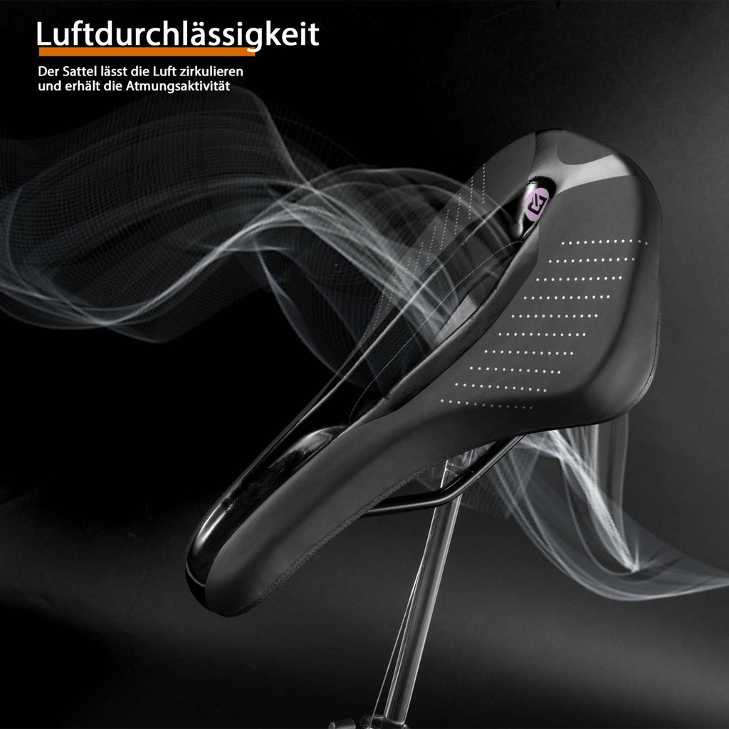 ROCKBROS Fahrrad Sattel Ergonomischer Stoßdämpfender Fahrradsattel Unisex