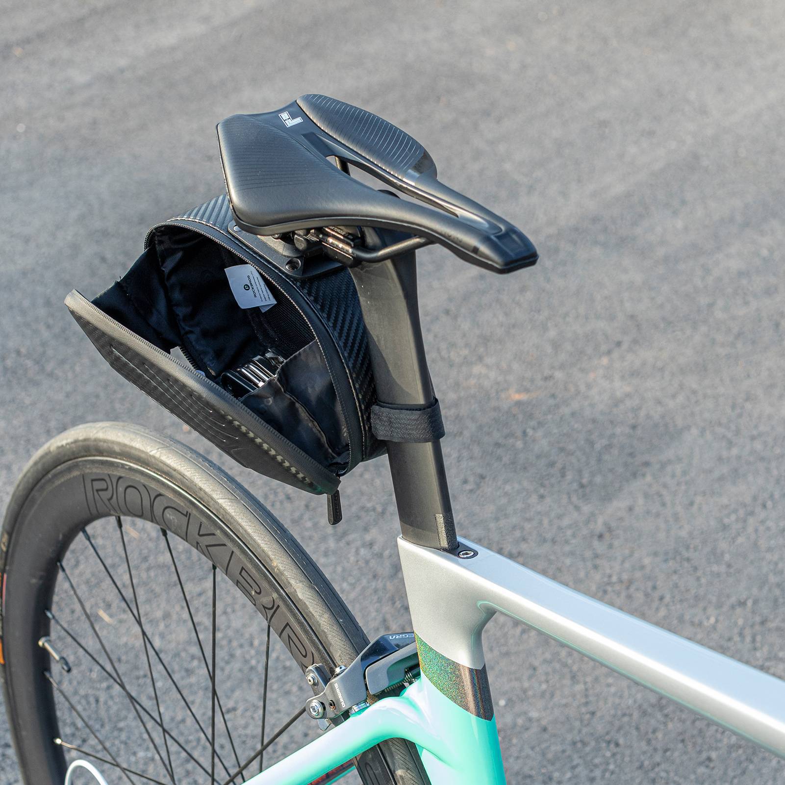 ROCKBROS Fahrrad Satteltasche für MTB/Rennrad/Faltrad Wasserdicht Schwarz