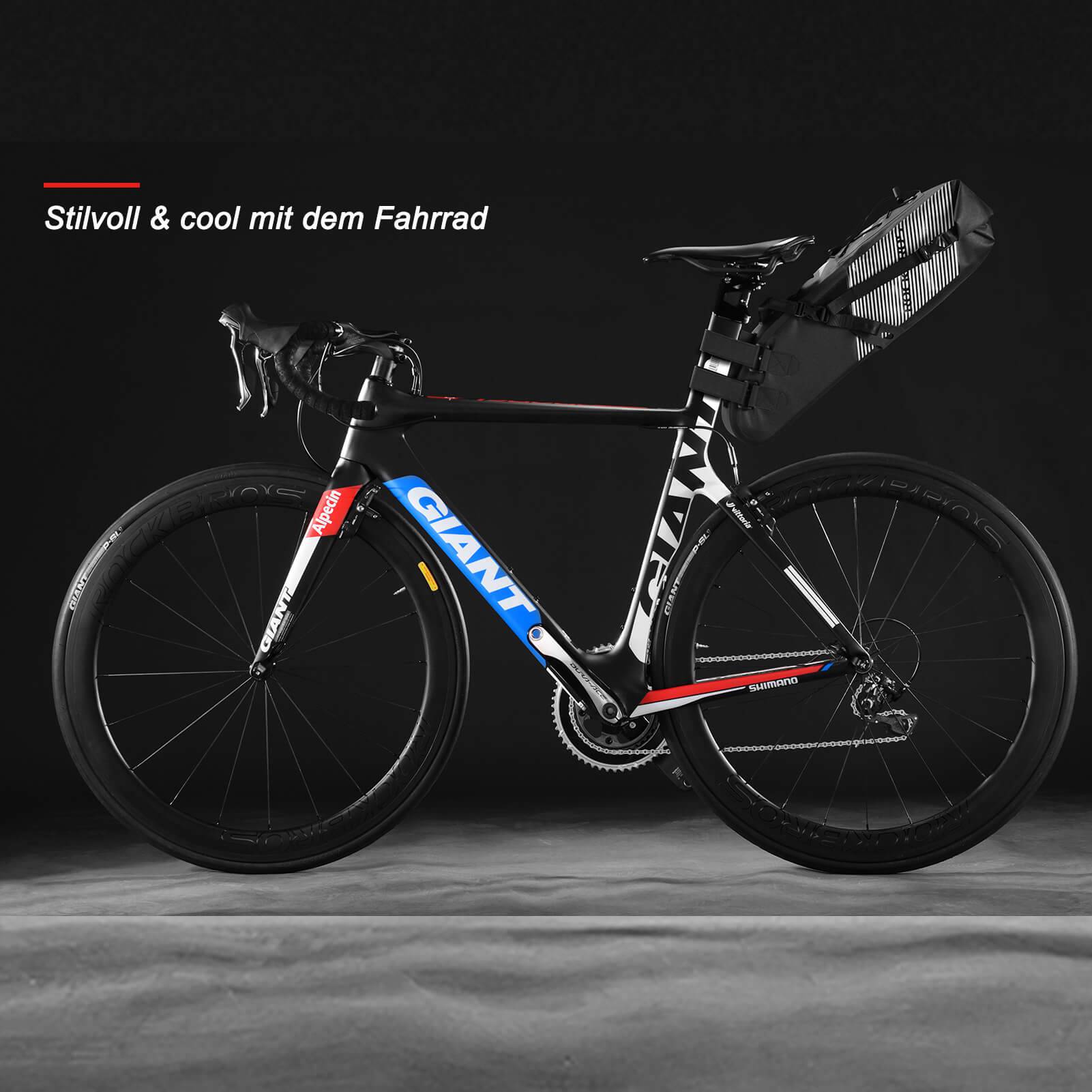 ROCKBROS Fahrrad Satteltasche IPX7 wasserdicht Sitztasche 10L