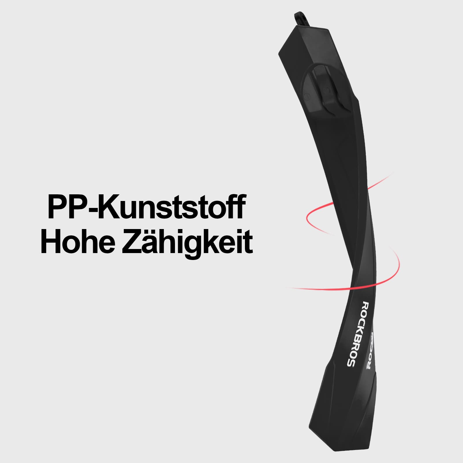 ROCKBROS Fahrrad Schutzblech Set MTB Spritzschutz 26 Zoll Schwarz