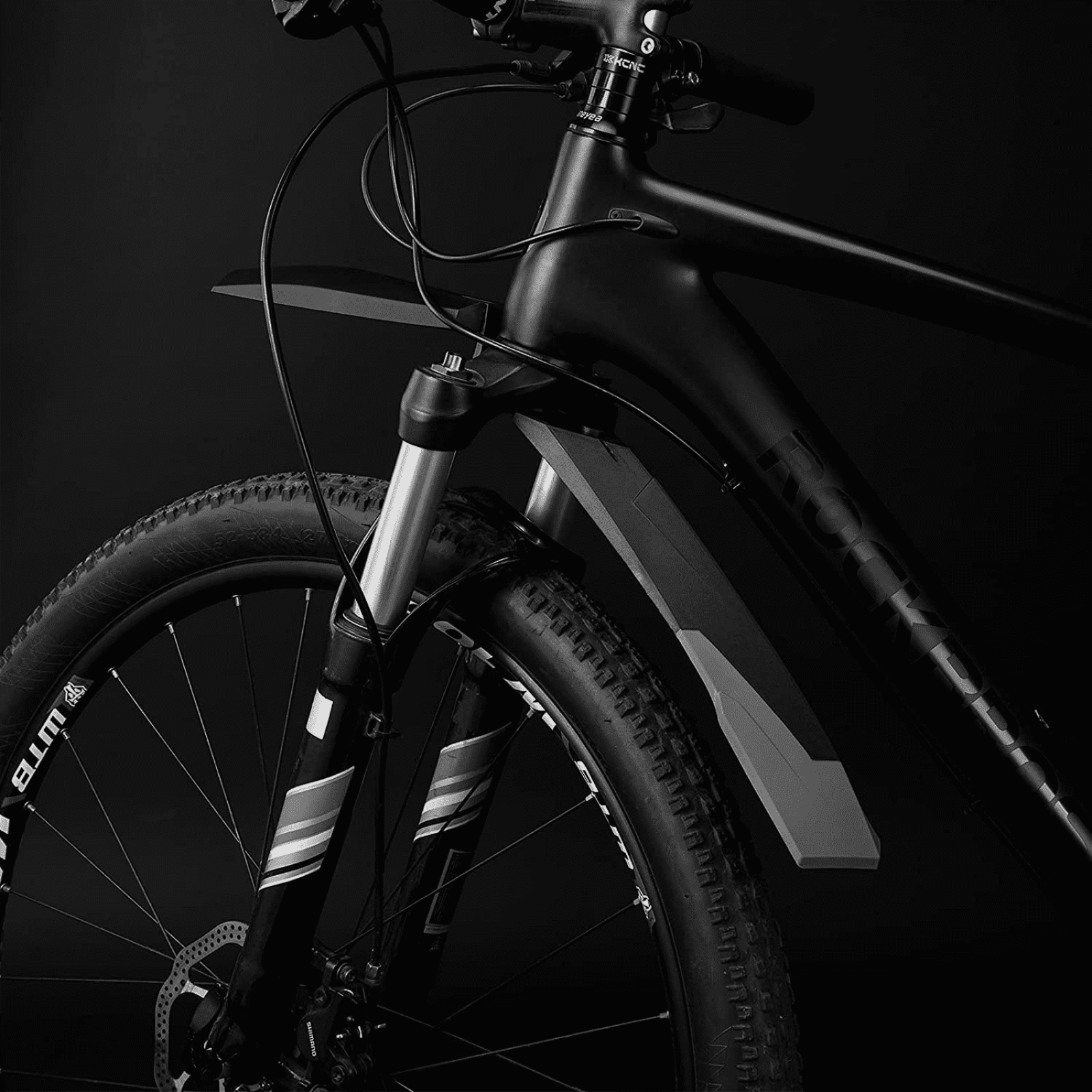 ROCKBROS Fahrrad Schutzblech Set MTB Spritzschutz aus PP und Gummi