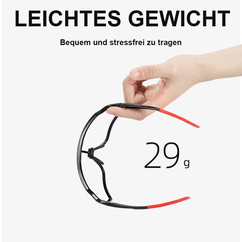Unisex Photochromic Sportbrille mit UV400-Schutz