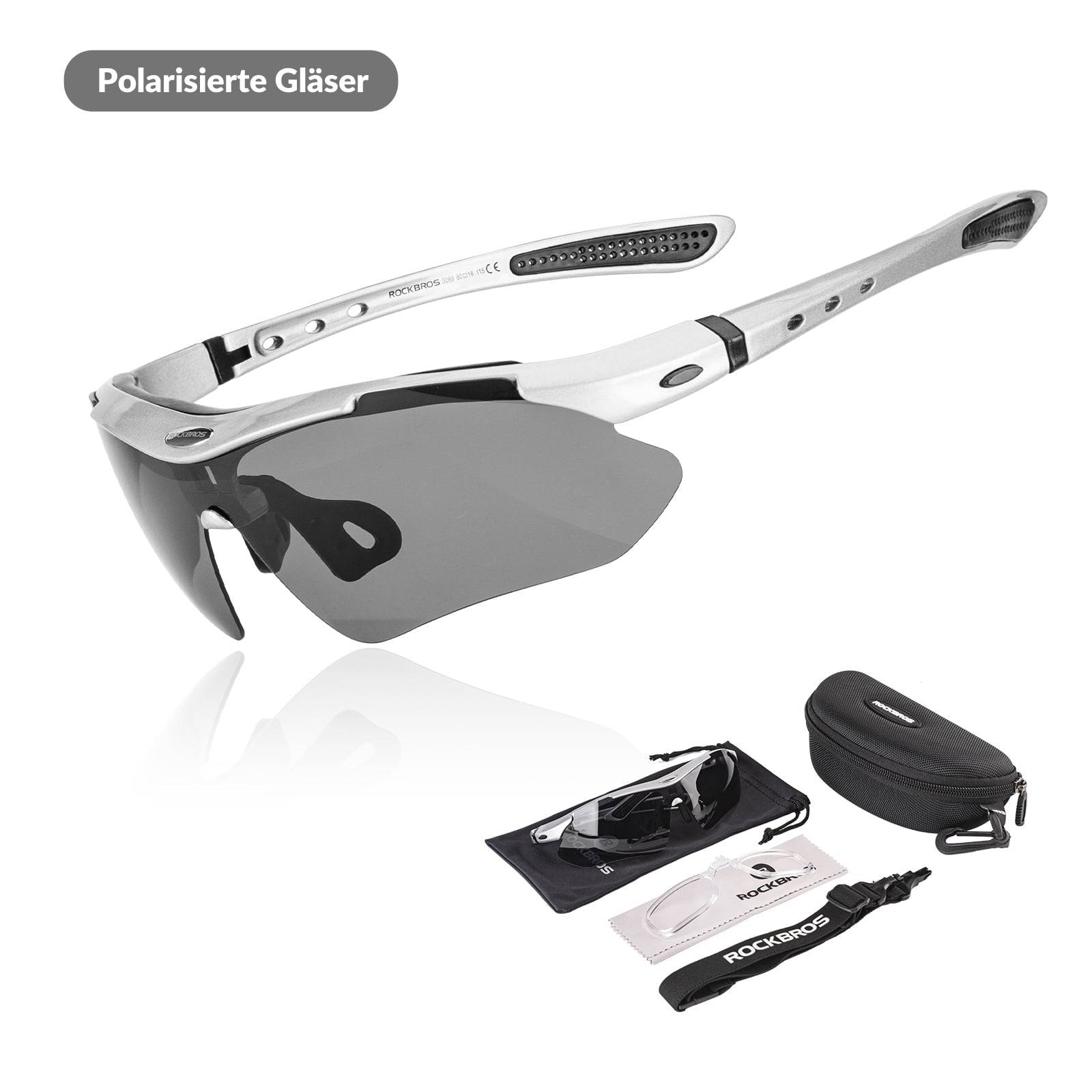 Polarisierte Fahrrad-Sonnenbrille mit UV400-Schutz