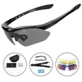 Polarisierte Fahrradbrille mit 5 Wechselgläsern