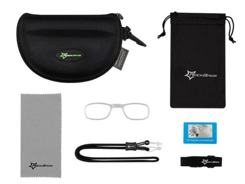 Polarisierte Fahrradbrille mit 5 Wechselgläsern