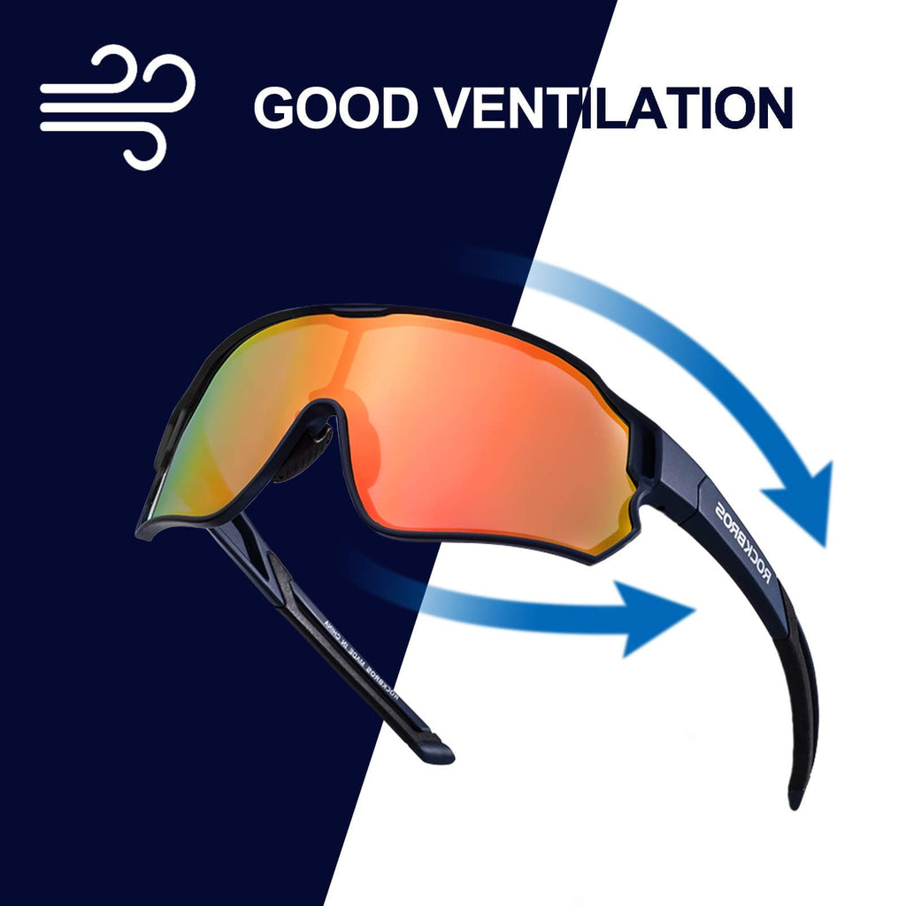 Polarisierte Sportbrille für Radfahrer (UV-Schutz)