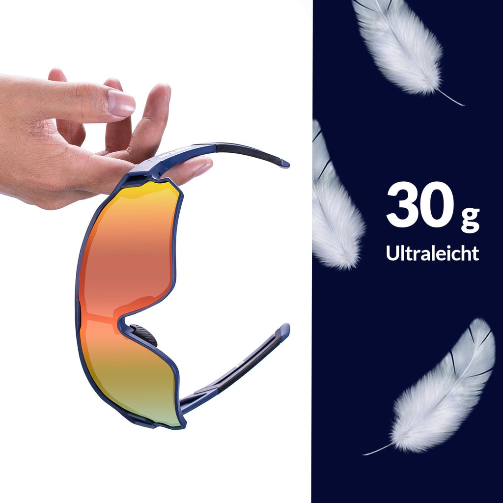 Polarisierte Sportbrille für Radfahrer (UV-Schutz)