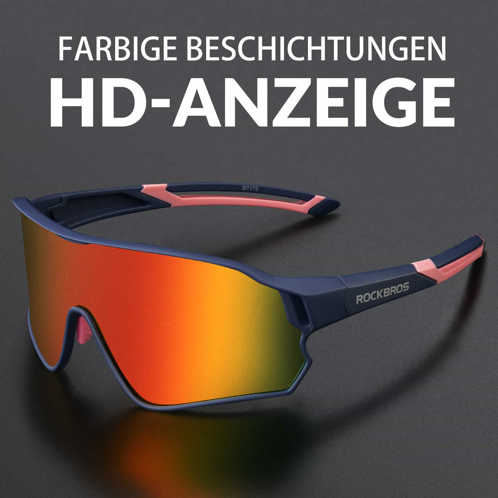Polarisierte Sportbrille für Radfahrer (UV-Schutz)