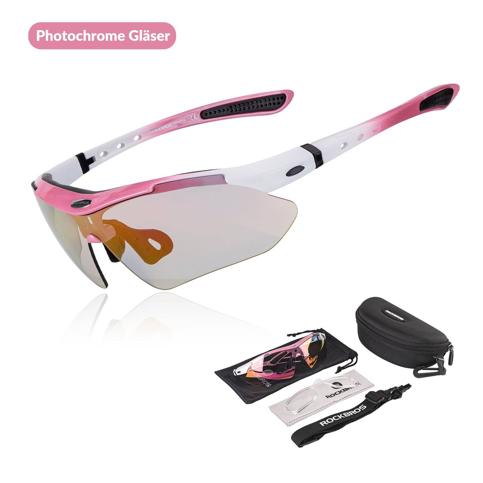 Adaptive Selbsttönende Sportsonnenbrille (UV400)