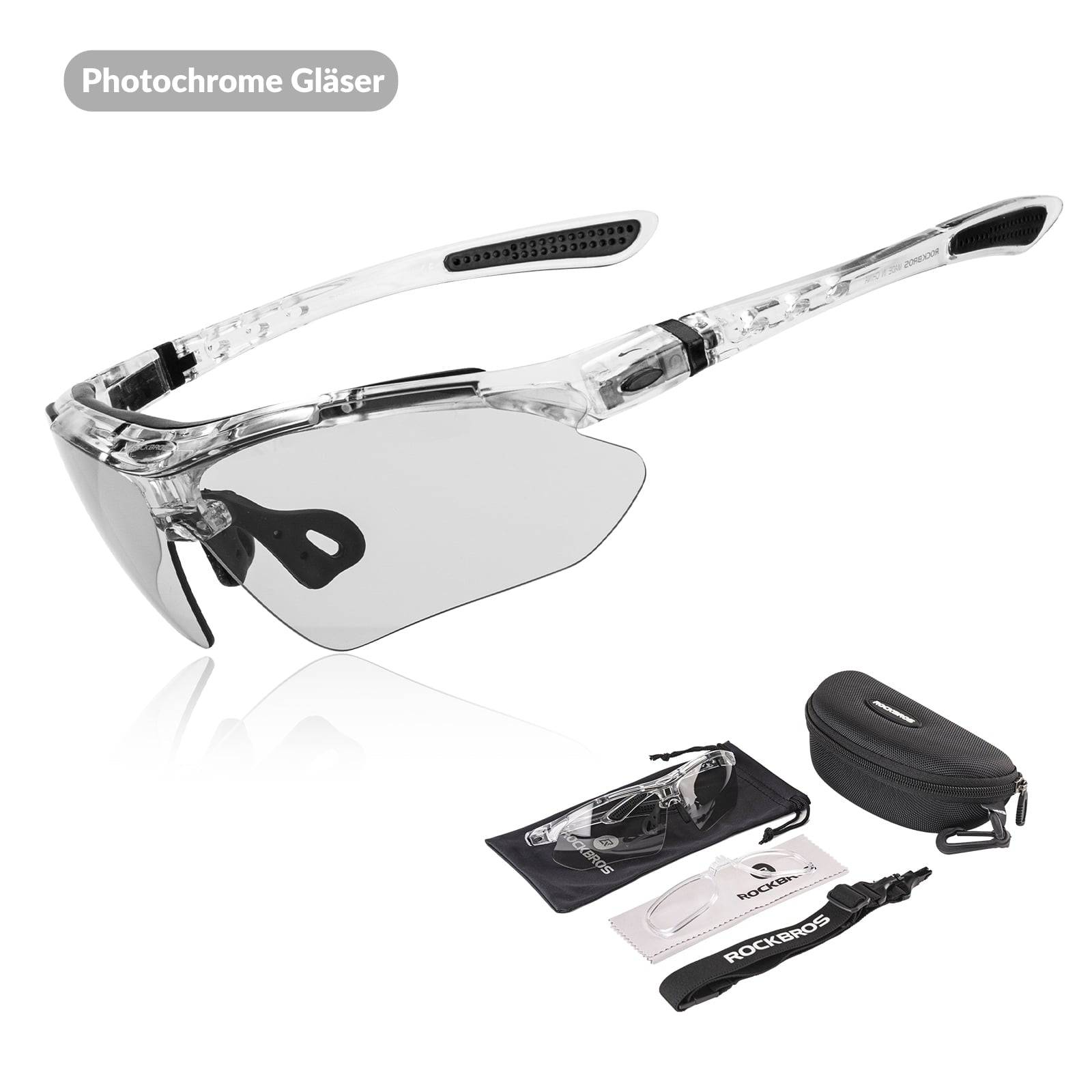 Adaptive Selbsttönende Sportsonnenbrille (UV400)