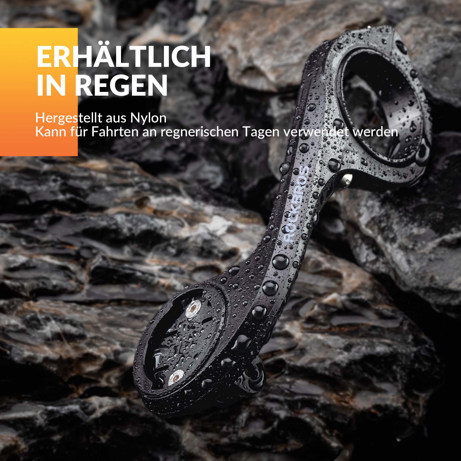 ROCKBROS Fahrradcomputer Halterung Kompatibel mit Garmin/iGPSPORT für Lenker 25.4-31.8mm