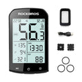 ROCKBROS Fahrradcomputer Kabellos GPS wasserdicht Tachometer und Kilometerzähler