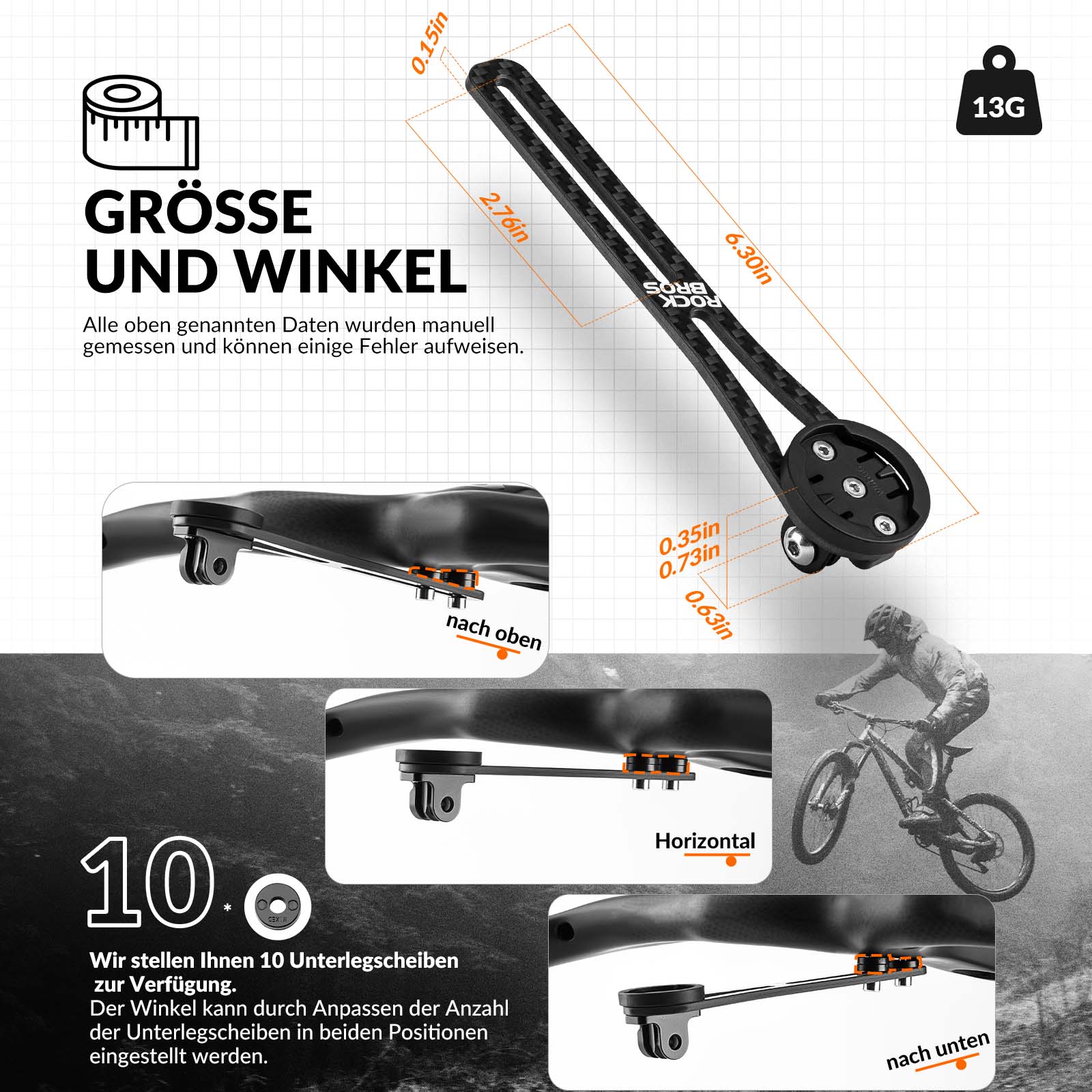Fahrradcomputer Halterung Lenkerhalterung für Garmin/Bryton/Giant