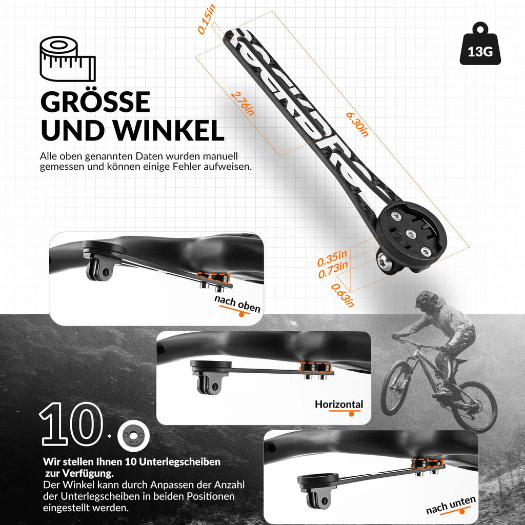 Fahrradcomputer Halterung Lenkerhalterung für Garmin/Bryton/Giant
