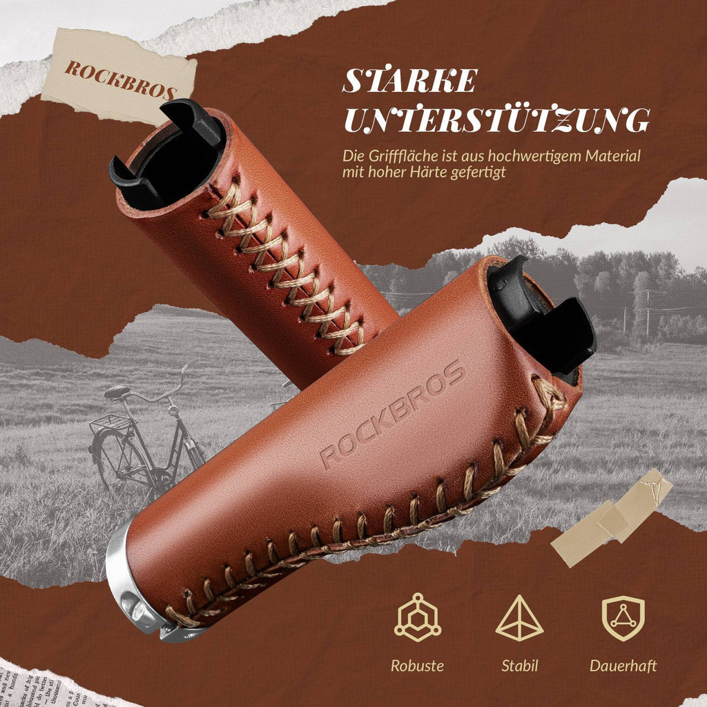 ROCKBROS Fahrradgriffe MTB Retro Lenkergriffe Ergonomisch Design