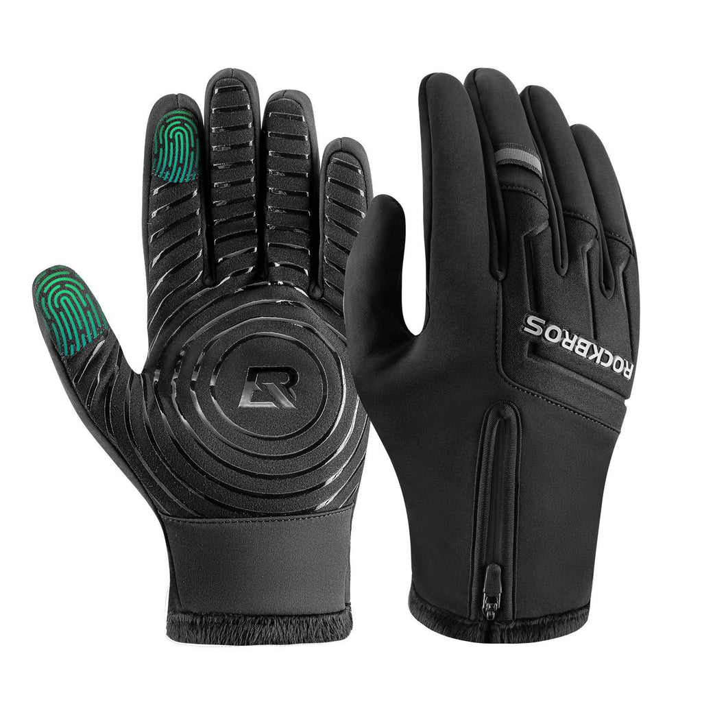 ROCKBROS Fahrradhandschuhe Touchscreen Warme Winterhandschuhe S-XL