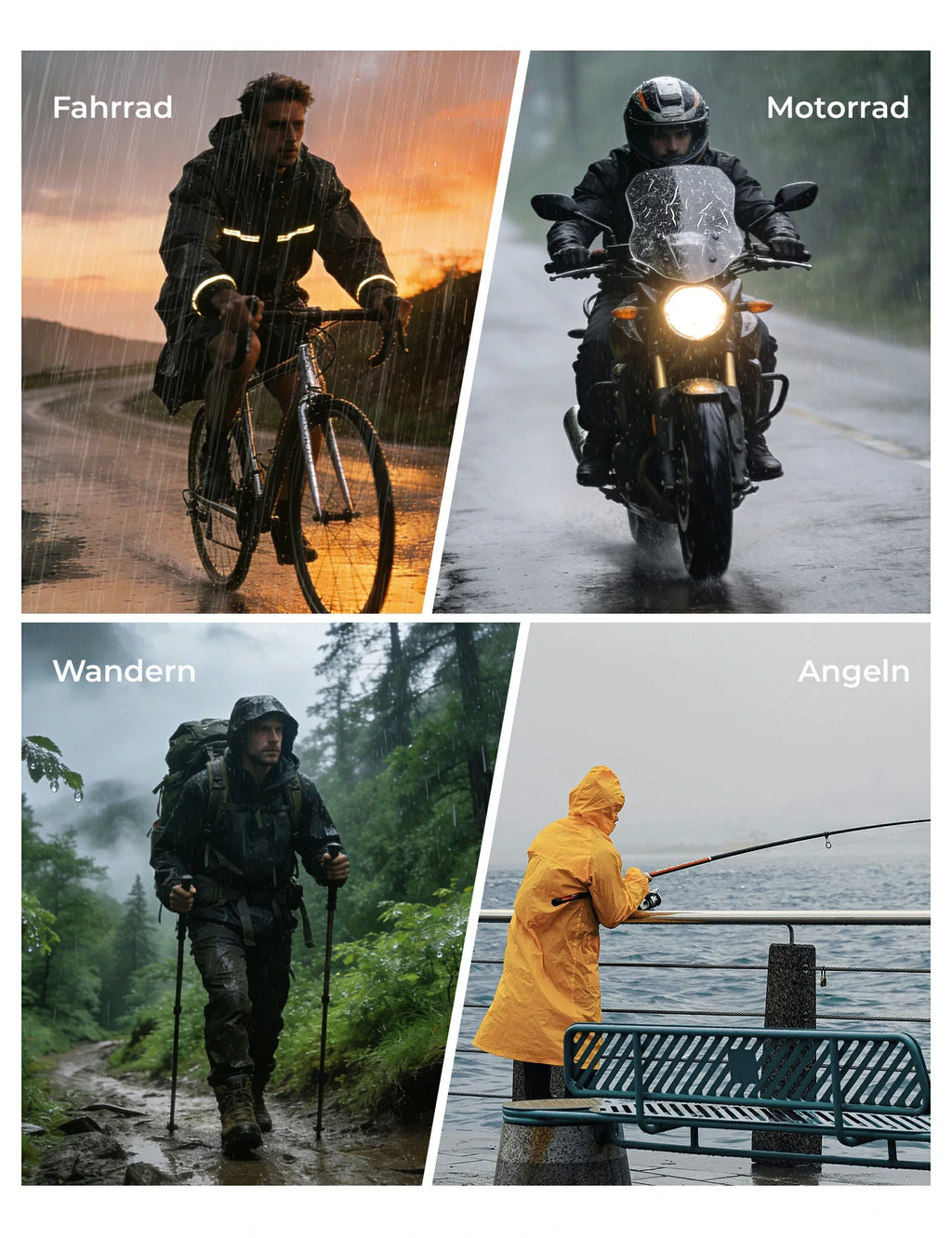 ROCKBROS Fahrradhose Herren Lang Wasserdicht