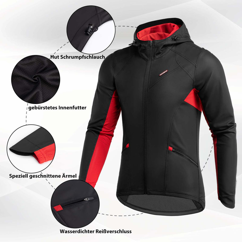 Herren Fahrradjacke für Winter & Pendeln