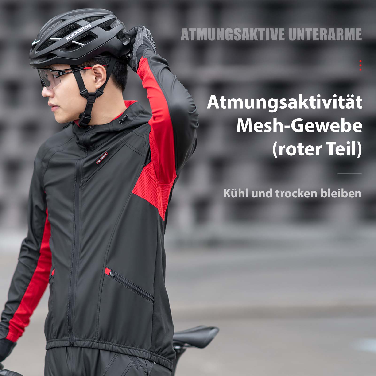 Herren Fahrradjacke für Winter & Pendeln