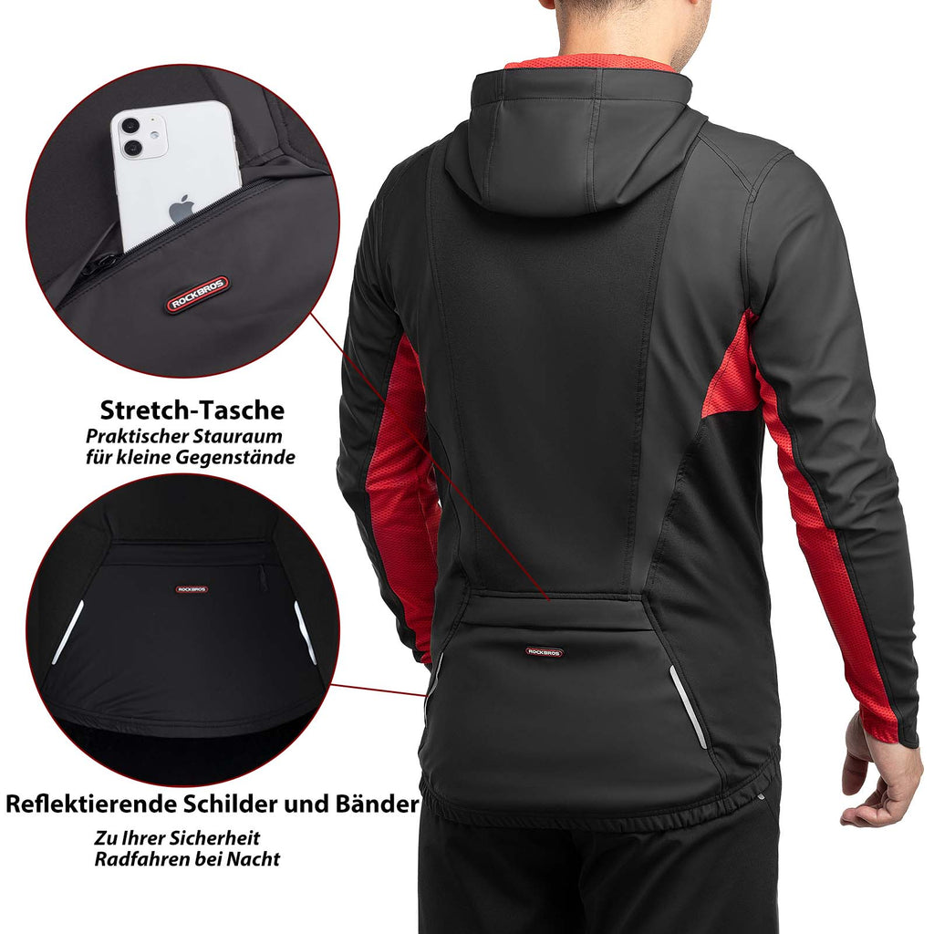 Herren Fahrradjacke für Winter & Pendeln