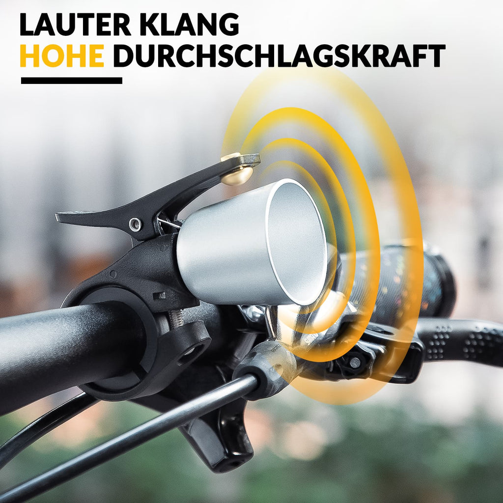 ROCKBROS Fahrradklingel Laut Retro Klingel für MTB Rennrad Vier Farben