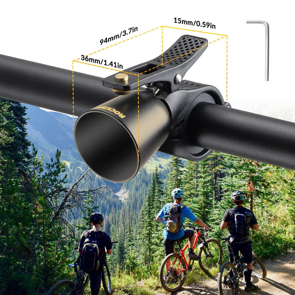 ROCKBROS Fahrradklingel Laut Retro Klingel für MTB Rennrad Vier Farben
