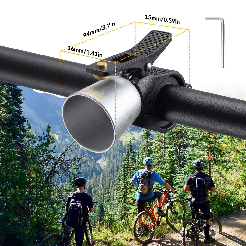 ROCKBROS Fahrradklingel Laut Retro Klingel für MTB Rennrad Vier Farben