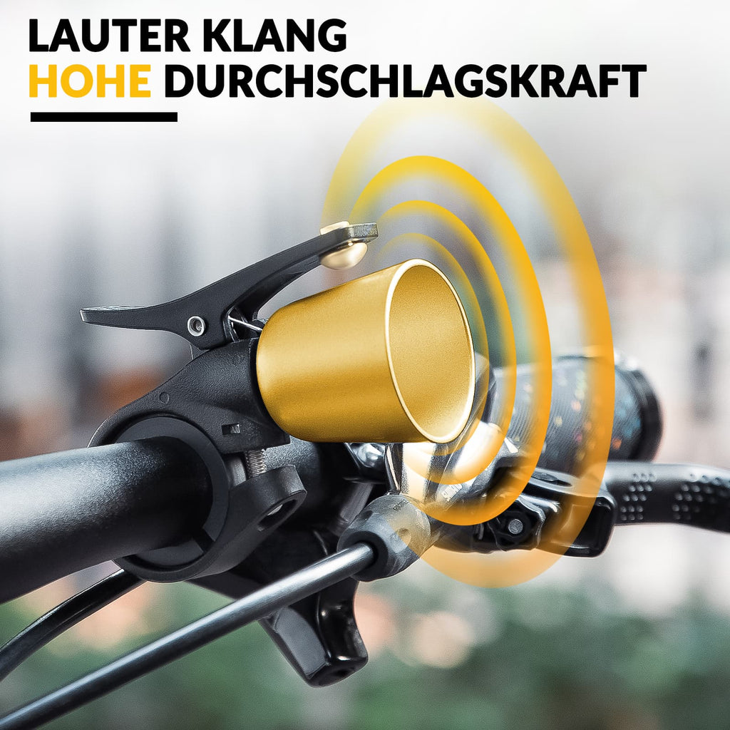 ROCKBROS Fahrradklingel Laut Retro Klingel für MTB Rennrad Vier Farben