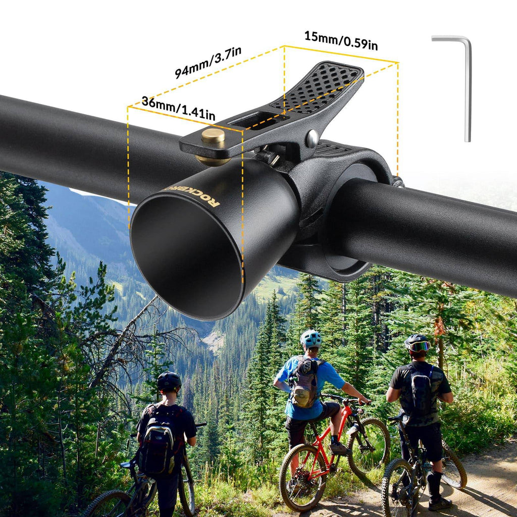 ROCKBROS Fahrradklingel Laut Retro Klingel für MTB Rennrad Vier Farben