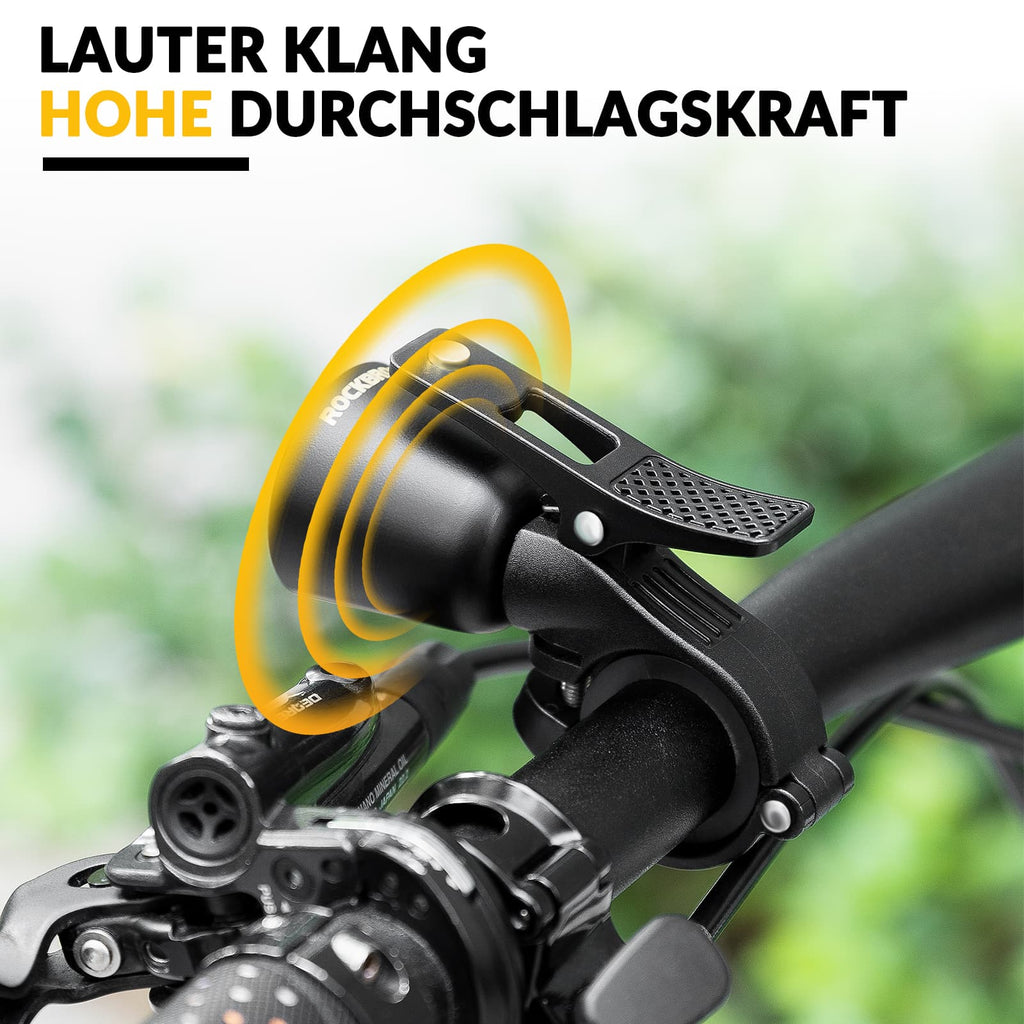 ROCKBROS Fahrradklingel Laut Retro Klingel für MTB Rennrad Vier Farben