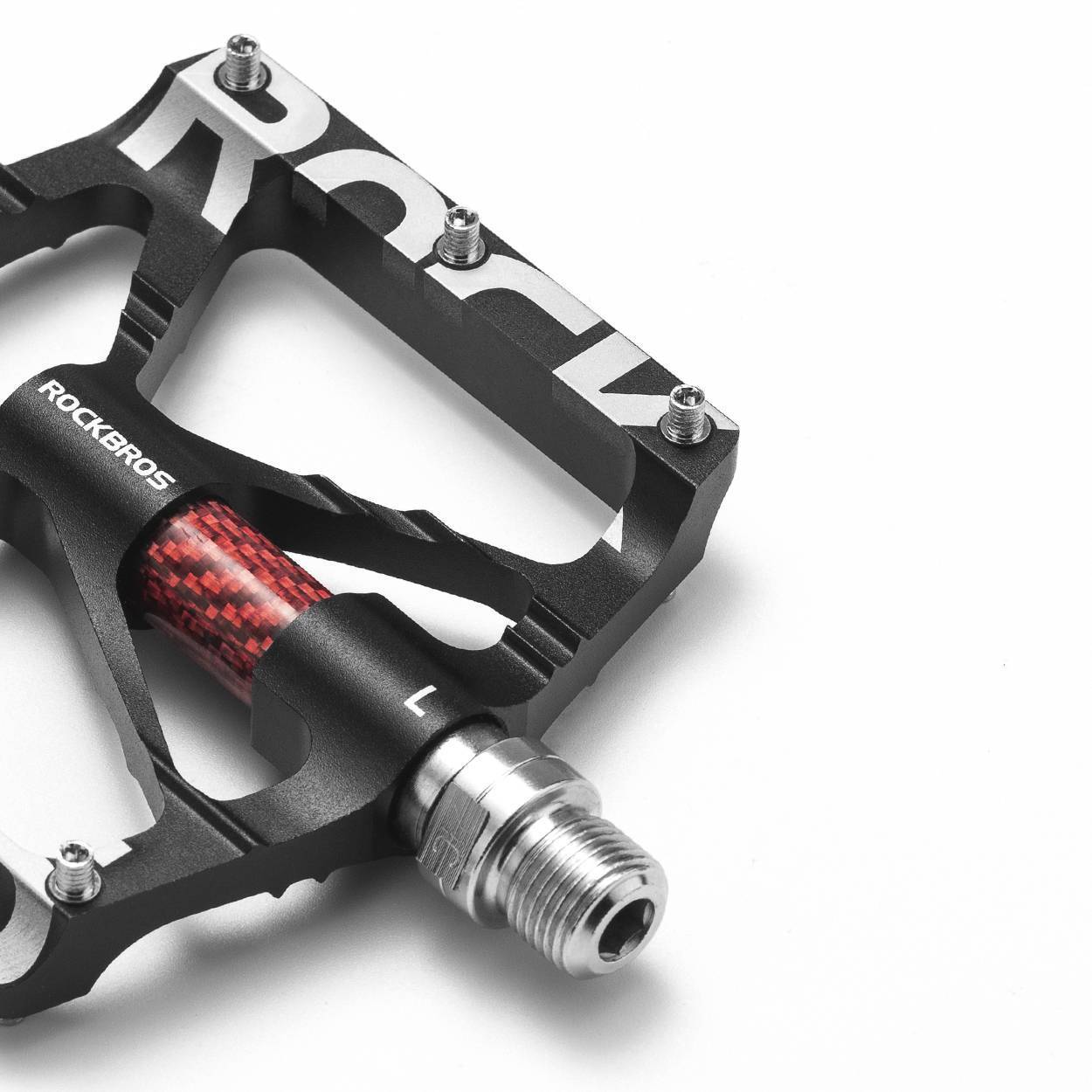 ROCKBROS Fahrradpedale 9/16 Zoll Alu MTB Pedale mit Abgedichtete Lager