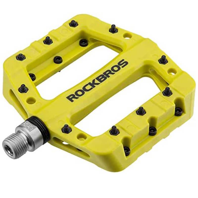 ROCKBROS Fahrradpedale 9/16 Zoll MTB Pedale mit 3 Bearing aus Nylon
