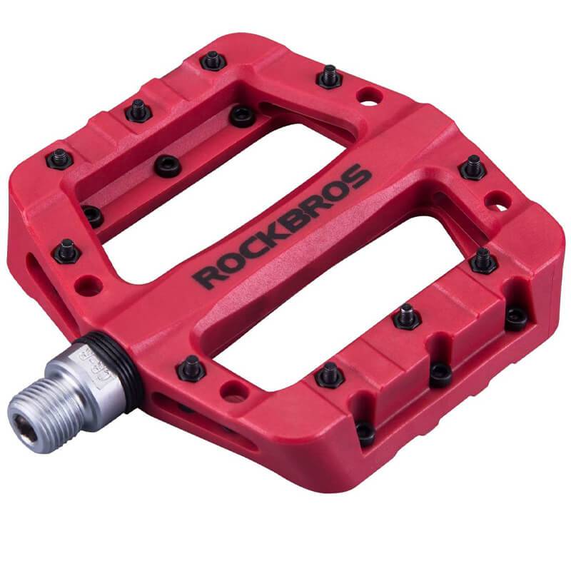 ROCKBROS Fahrradpedale 9/16 Zoll MTB Pedale mit 3 Bearing aus Nylon