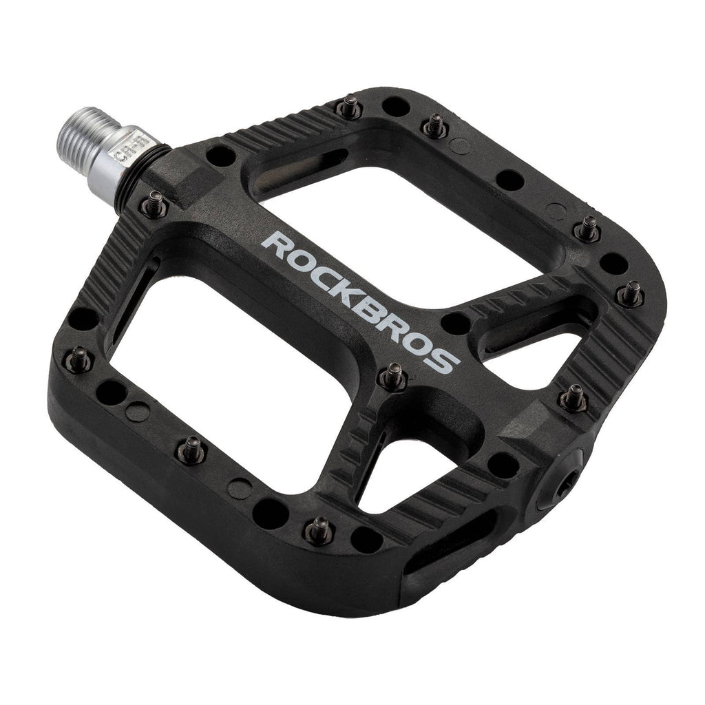 ROCKBROS Fahrradpedale Nylon Flat Pedale 9/16 Zoll mit 3 Bearing