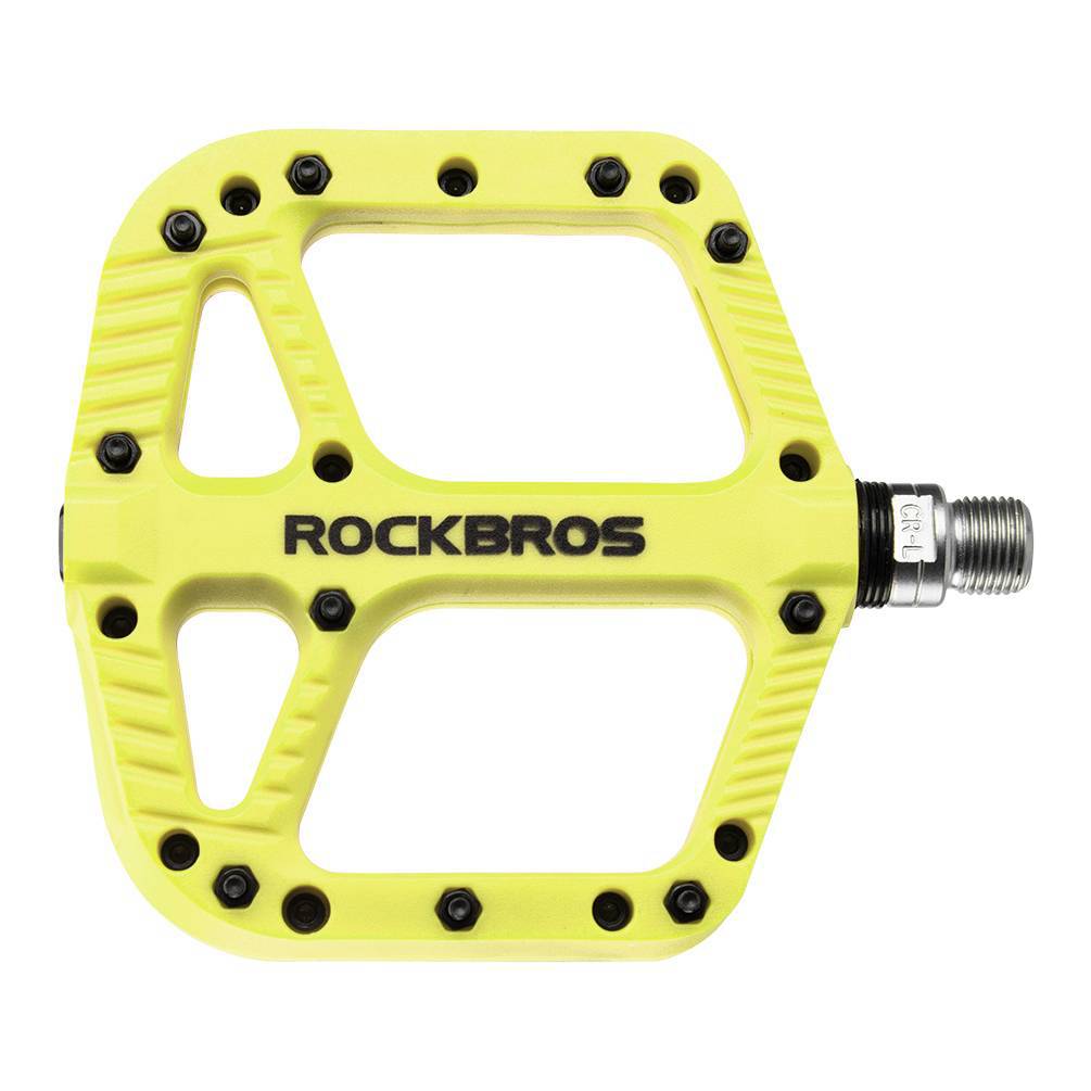 ROCKBROS Fahrradpedale Nylon Flat Pedale 9/16 Zoll mit 3 Bearing
